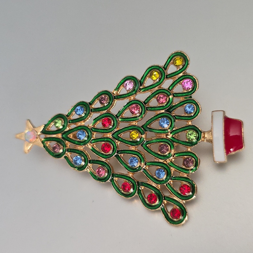 Christmas Tree  BROOCH CHRISTMAS FASHION JEWELRY